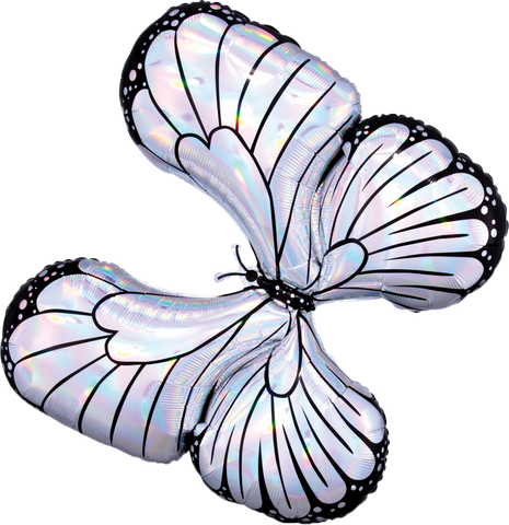 Globo mariposa holografica