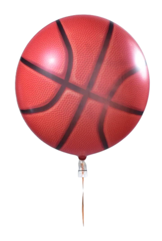Globo metalico basket ball