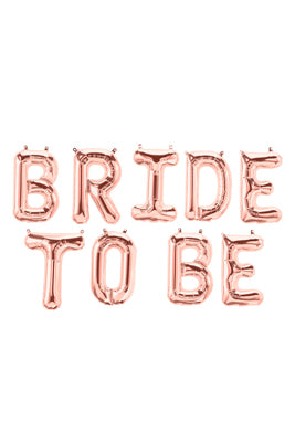 Letrero Bride to be rose gold