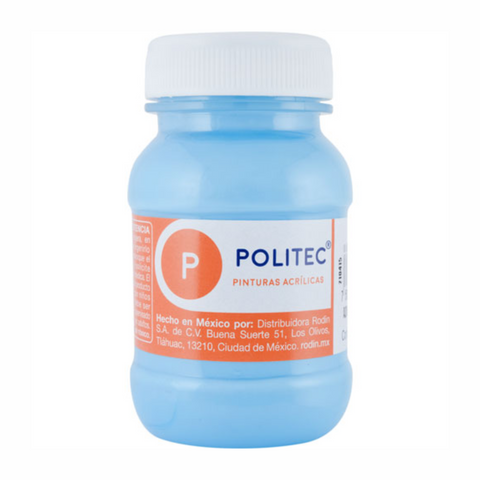 Pintura acrilica politec 100ml Azul pastel