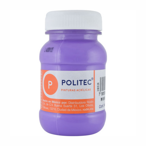 Pintura acrilica politec 100ml Morado