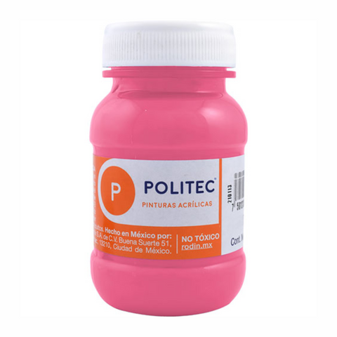 Pintura acrilica politec 100ml Rosa mexicano