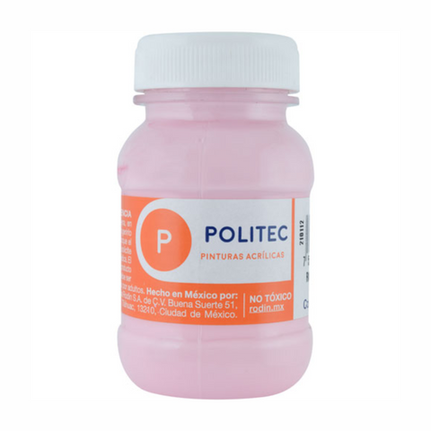 Pintura acrilica politec 100ml Rosa pastel