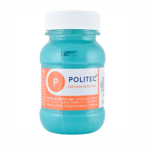 Pintura acrilica politec 100ml Turquesa