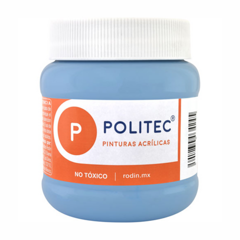 Pintura acrilica politec 250ml Azul pastel