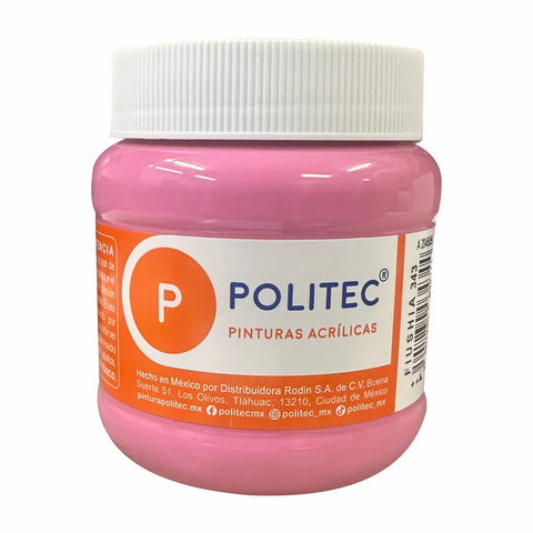 Pintura acrilica politec 250ml Fiusha