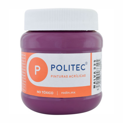 Pintura acrilica politec 250ml Malva
