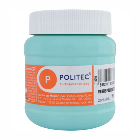 Pintura acrilica politec 250ml Verde palido