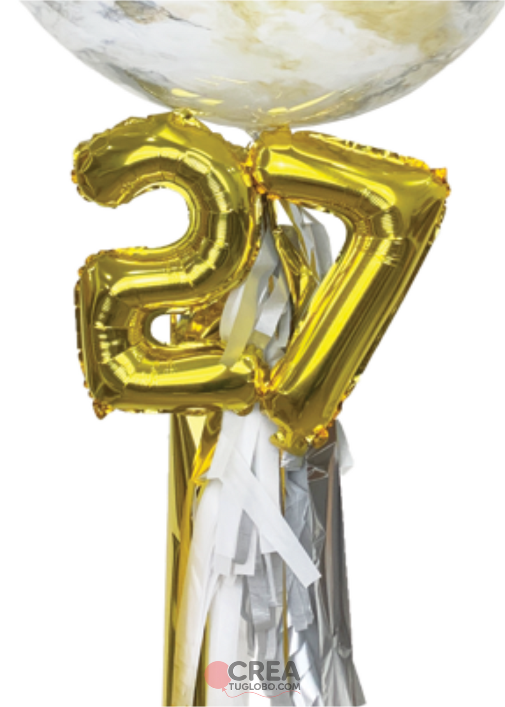 Arreglo pintura dos numeros aniversario