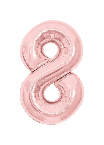 Número 8 Rose gold