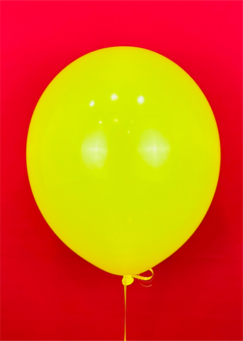 Globo de látex amarillo