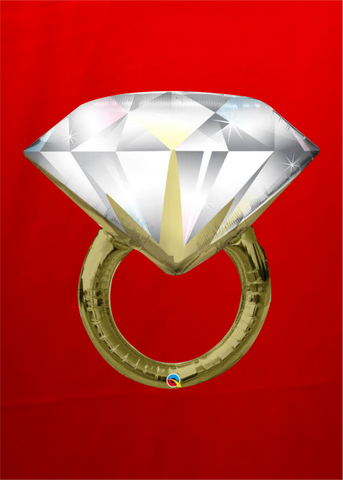 Globo metálico anillo