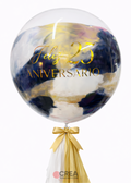 Bubble aniversario azul