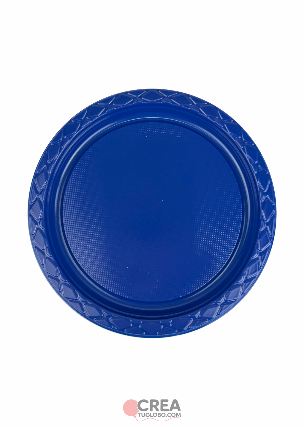 Plato redondo 9" azul