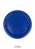 Plato redondo 9" azul