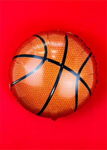 Globo metálico de basquetbol