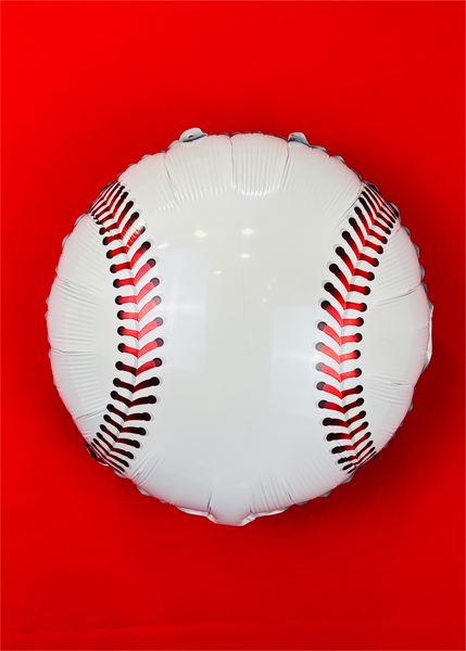 Globo metálico de balón de beisbol