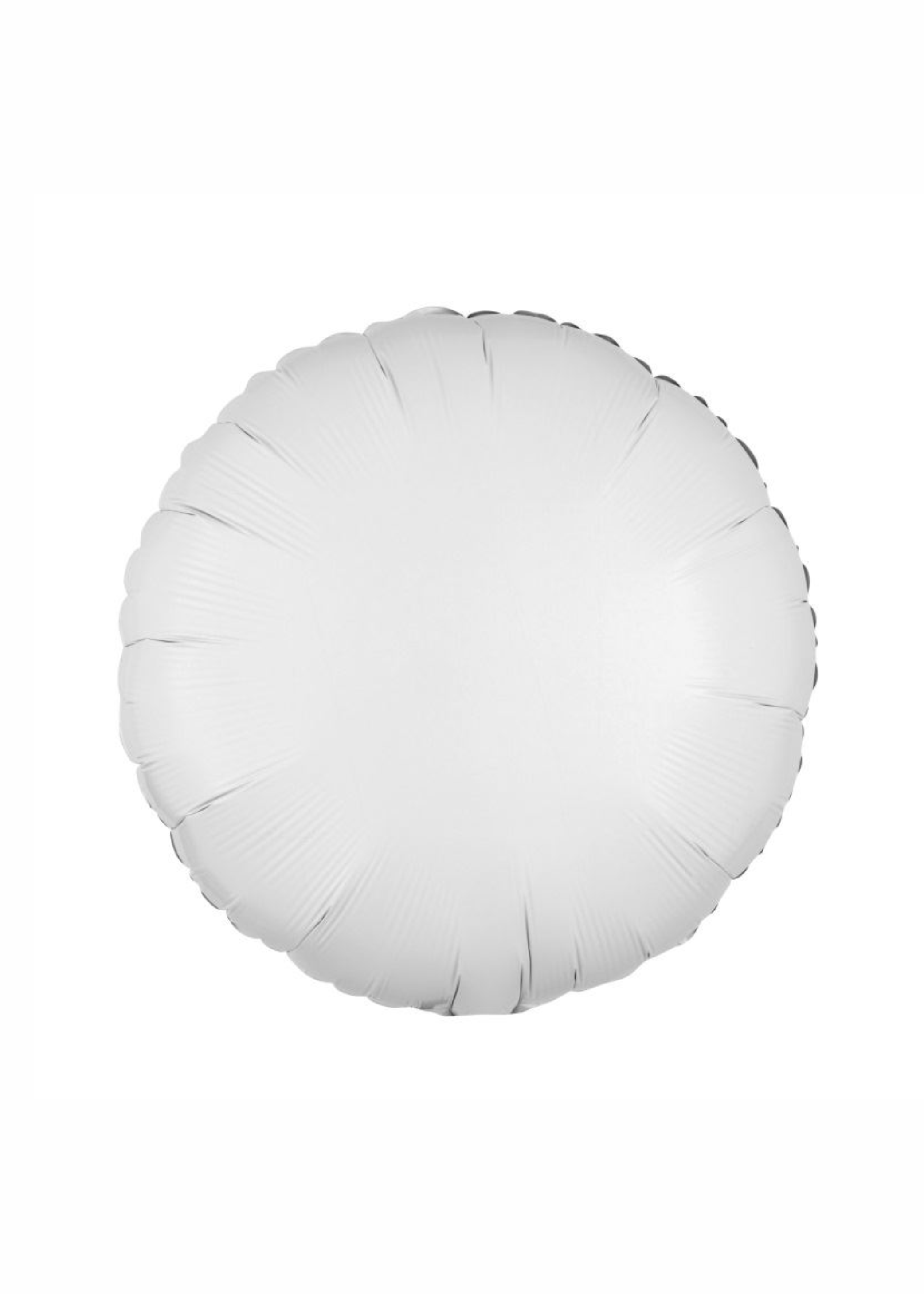 Círculo metálico blanco