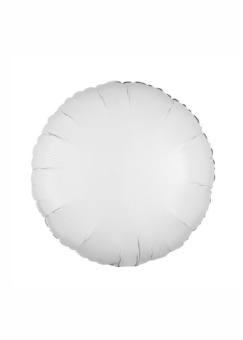 Círculo metálico blanco