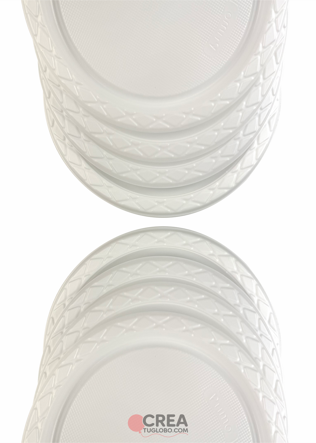 Plato redondo 7" blanco