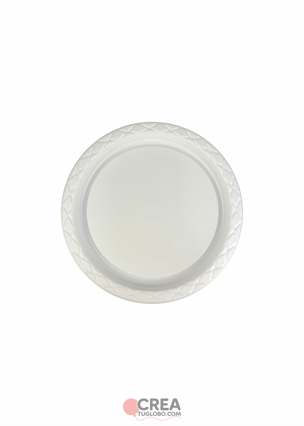 Plato redondo 7" blanco