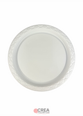 Plato redondo 9" blanco