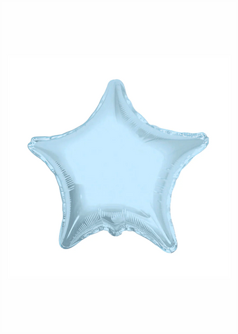 Estrella metálica celeste