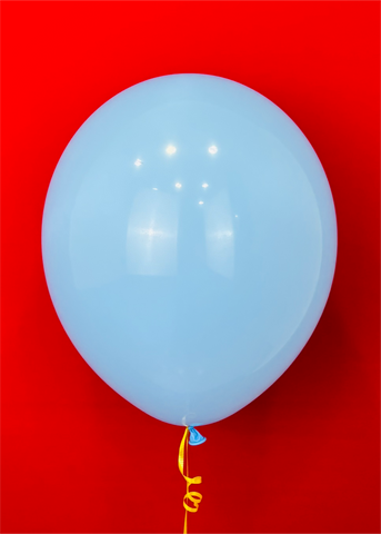 Globo de látex celeste