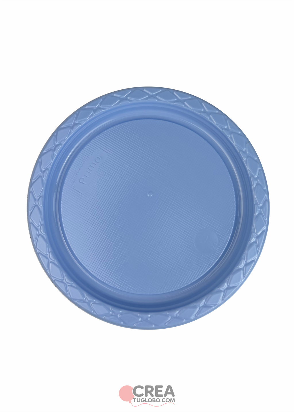 Plato redondo 9" celeste