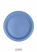 Plato redondo 9" celeste
