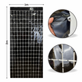 Cortina metalica en cuadros de 1m x 2m  Negro