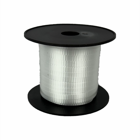 Rollo listón curling 100m Blanco