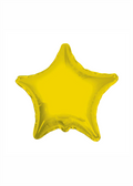 Estrella metálica dorada