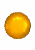 Círculo metálico dorado