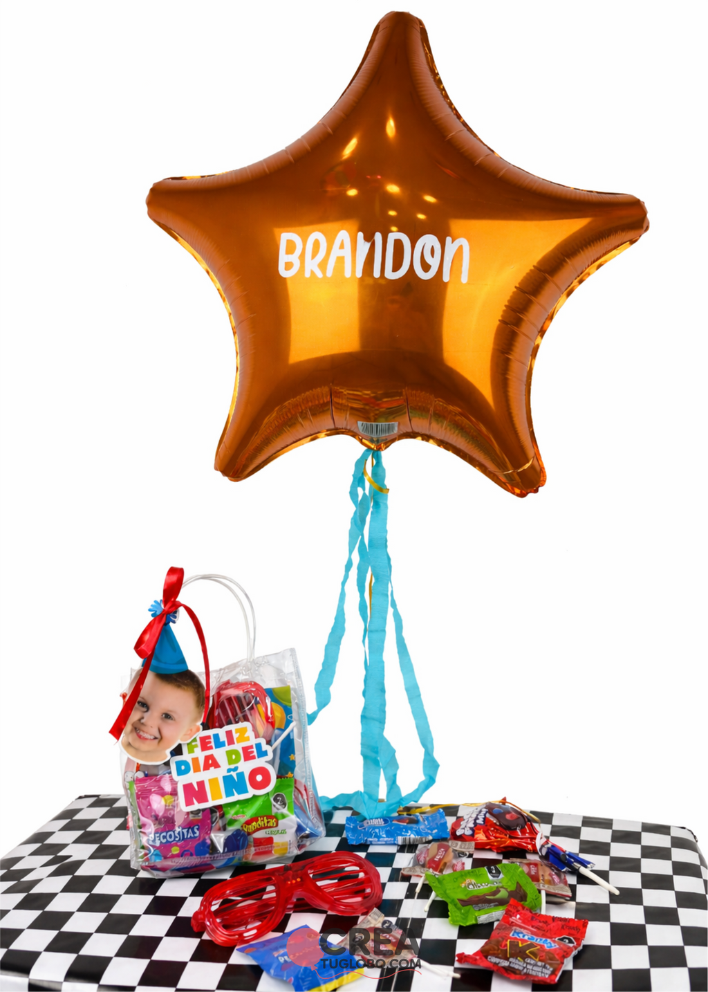 Estrella con nombre + bolsita