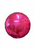 Círculo metálico fucsia
