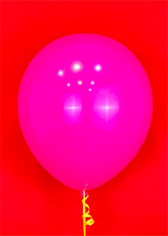 Globo de látex rosa mexicano