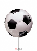 Globo metalico futbol soccer 18in