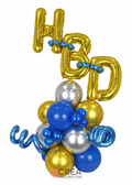 Bouquet HBD azul