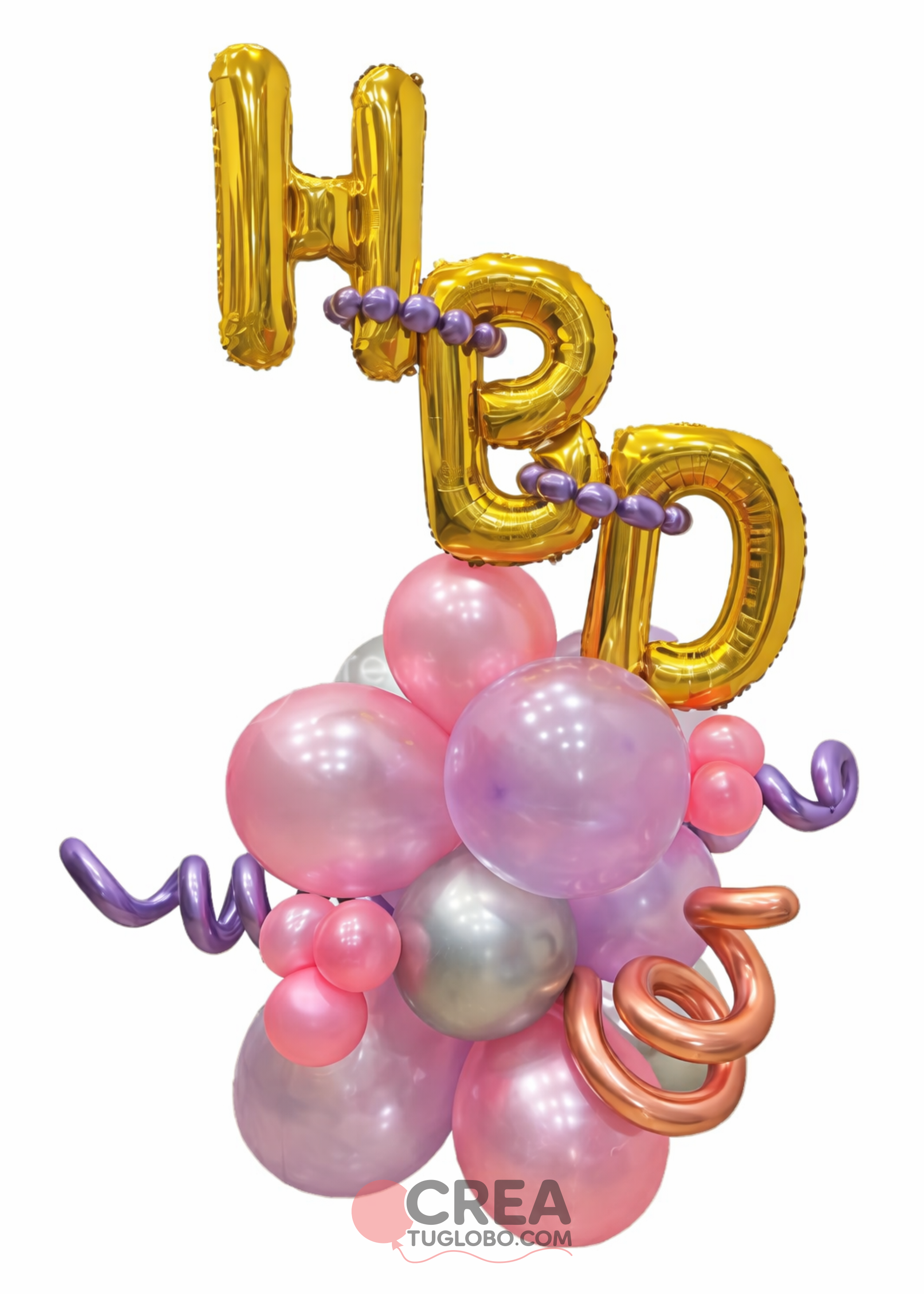 Bouquete HBD rosa
