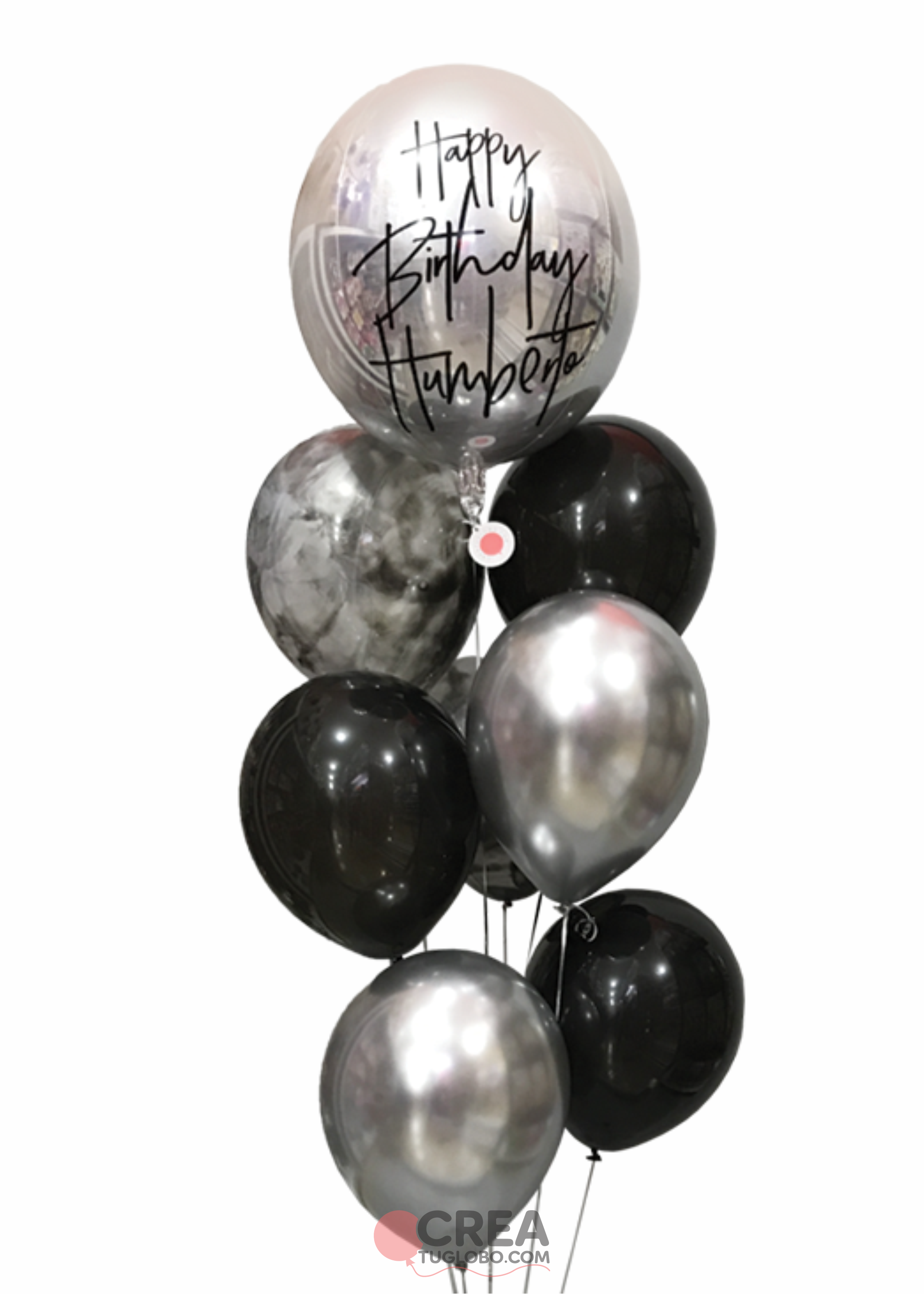 Arreglo esfera all in black