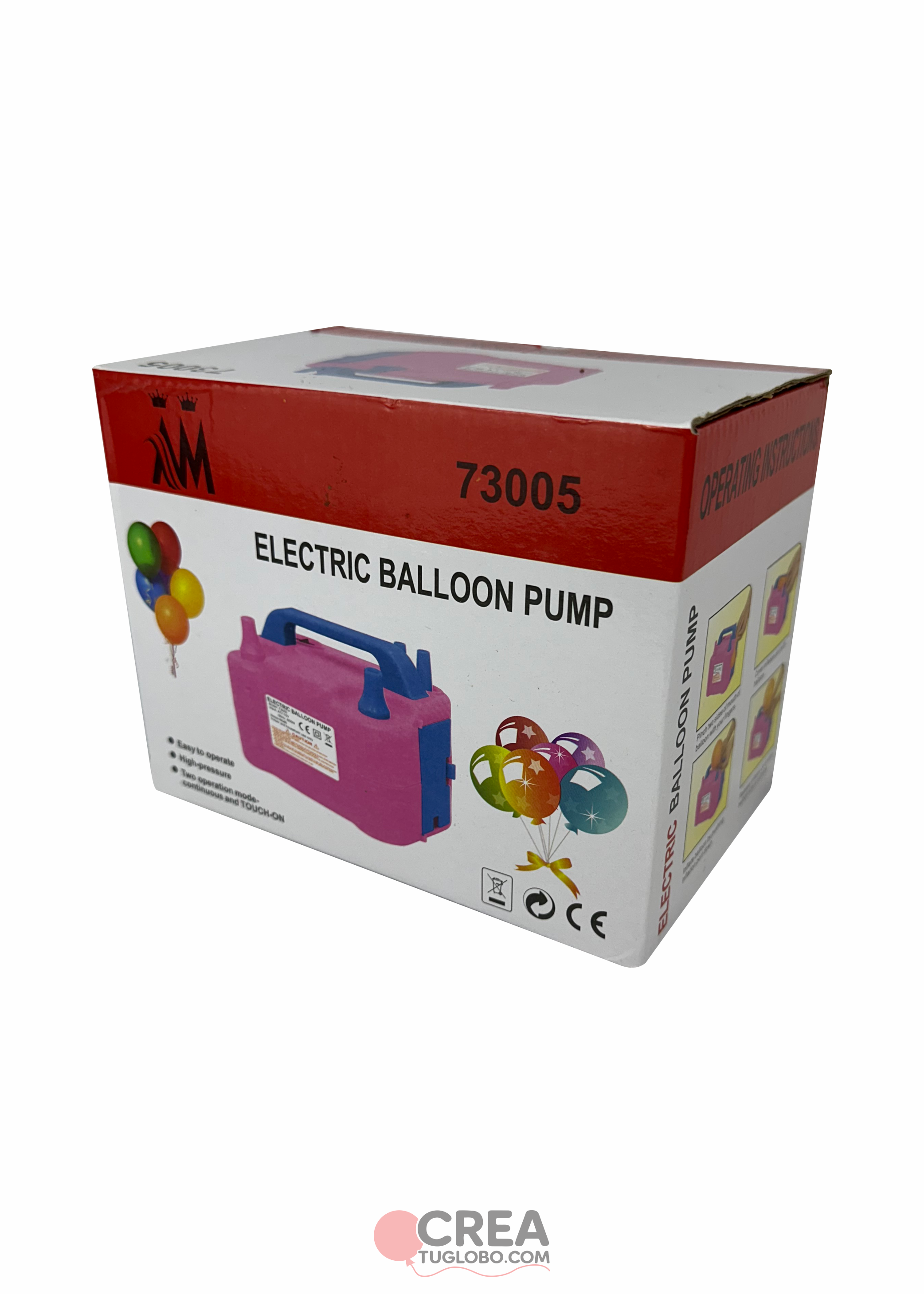 Infladora electrica para globos doble inflador