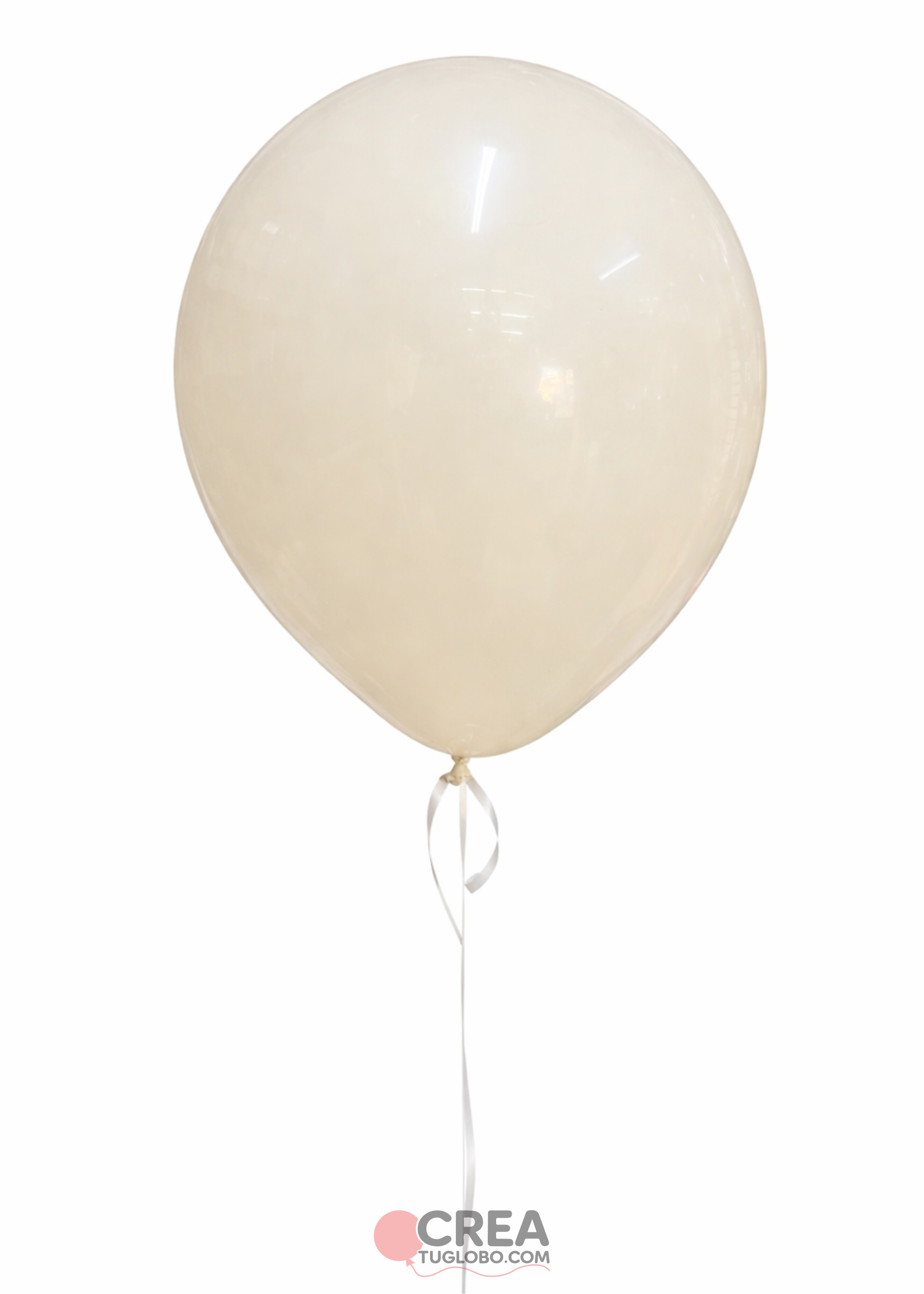 Globo de látex arena