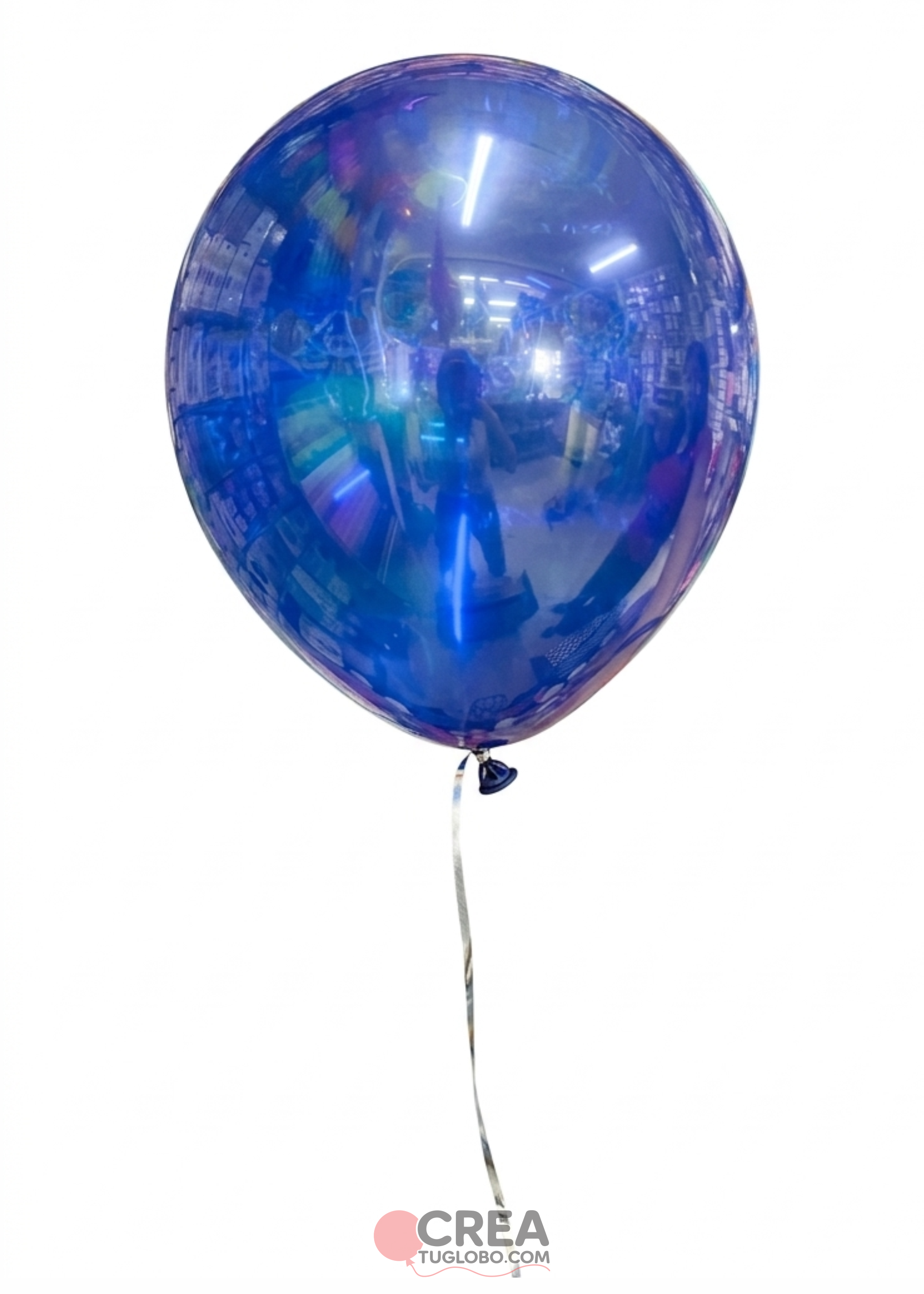 Globo de látex azul marino