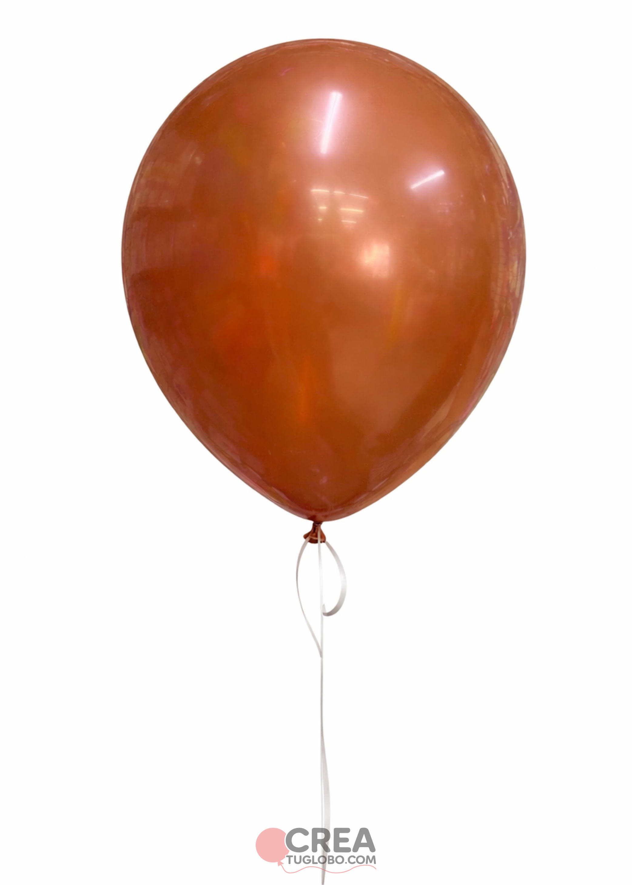Globo de látex café