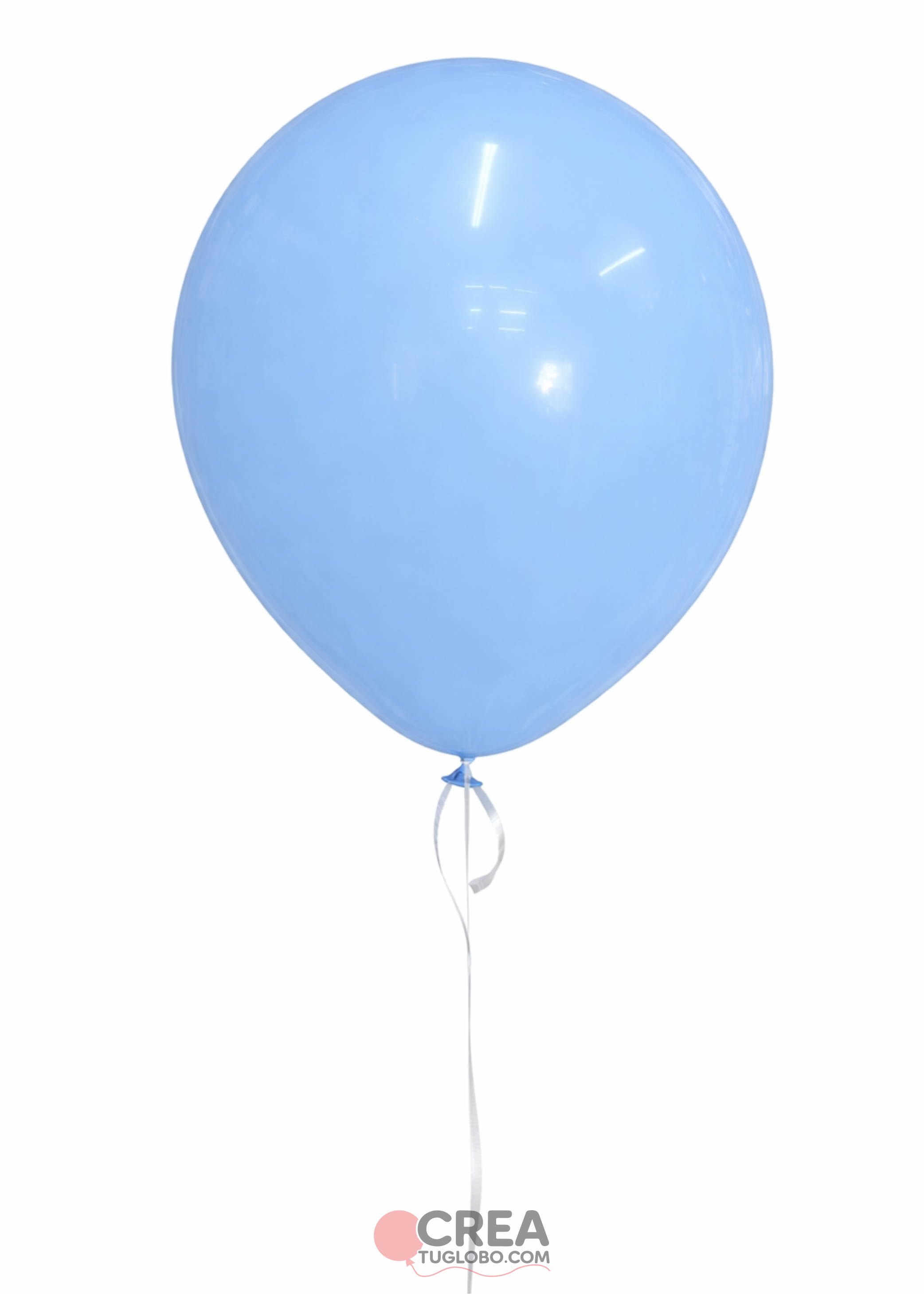 Globo de látex celeste