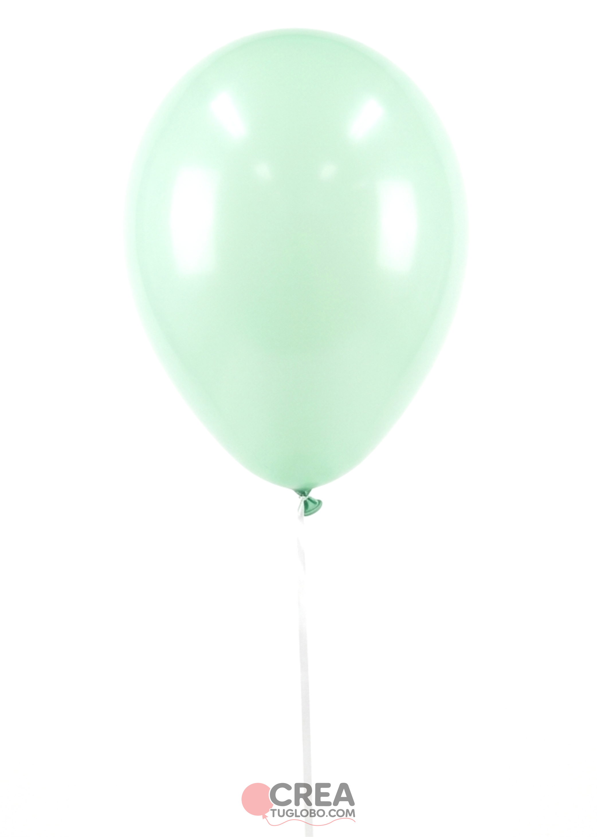 Globo de látex verde menta