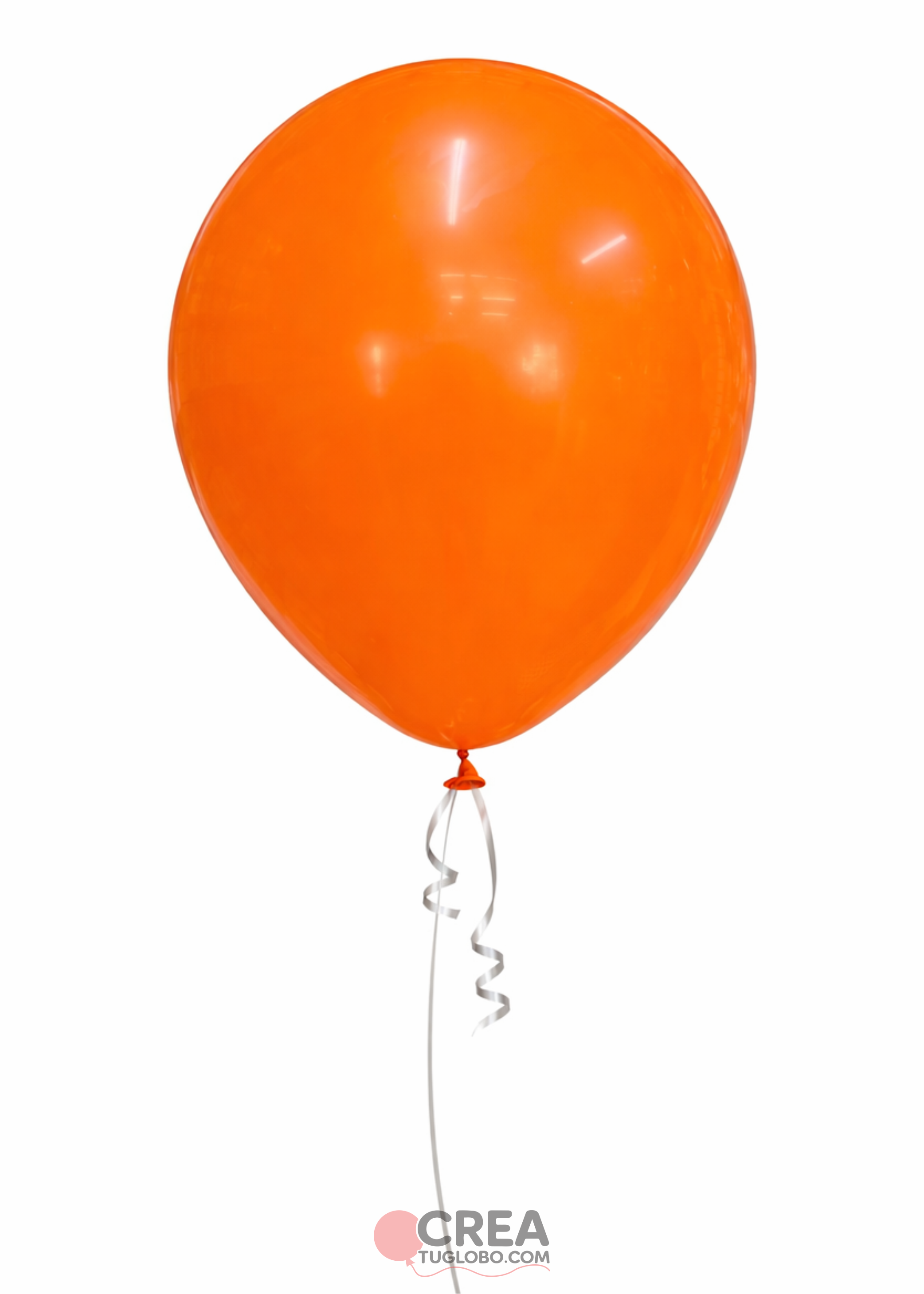 Globo de látex naranja