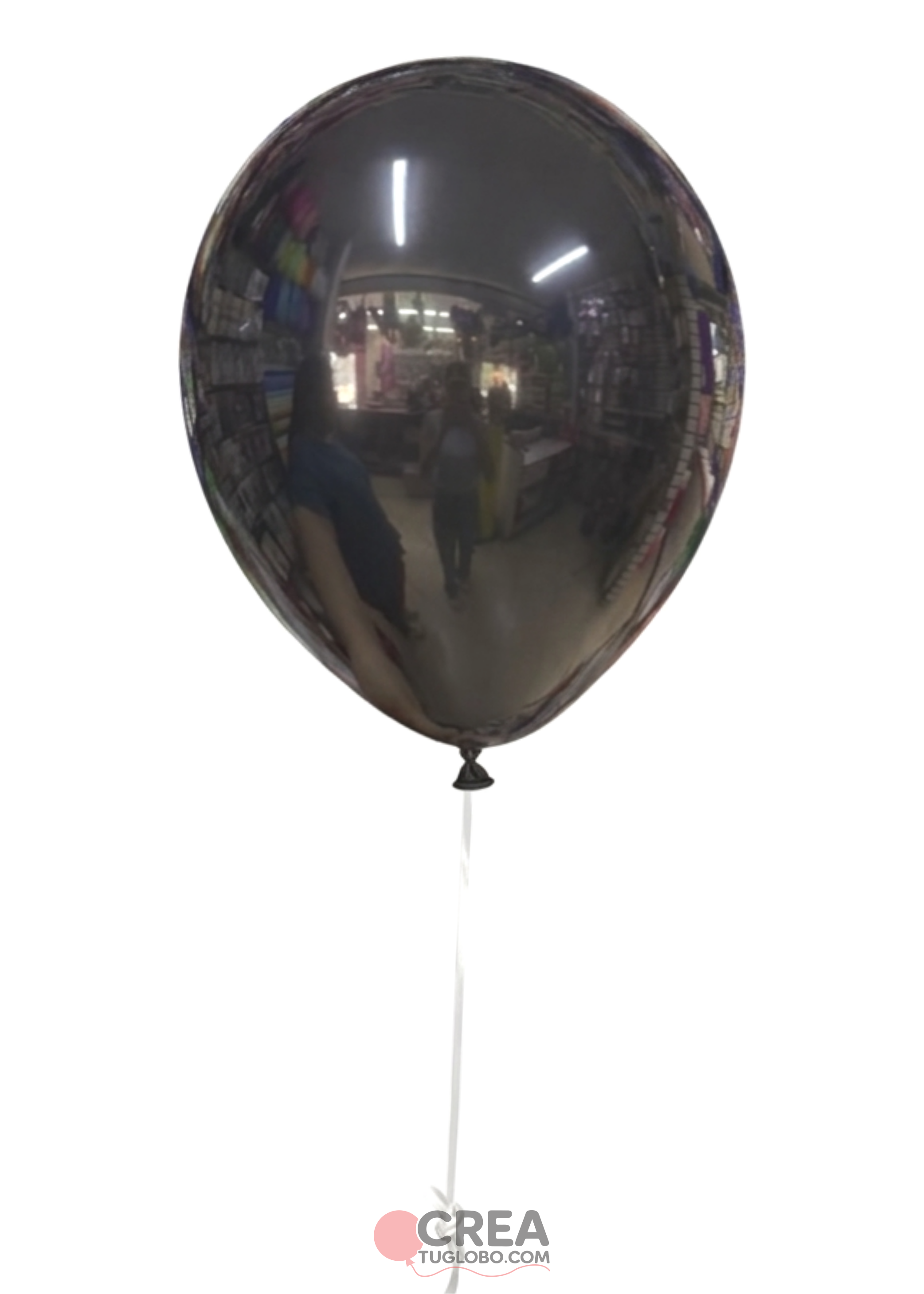 Globo de látex negro
