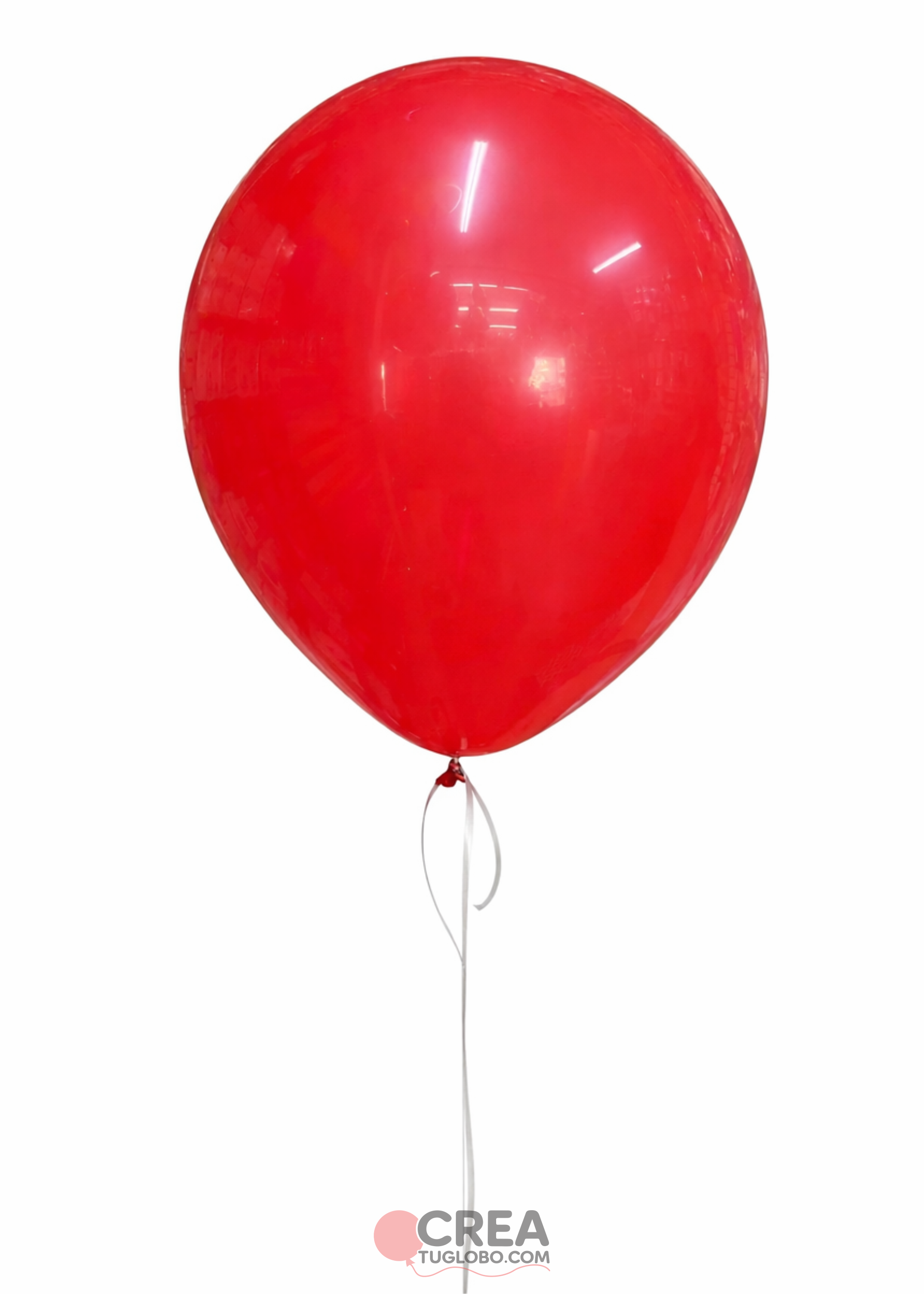 Globo de látex rojo
